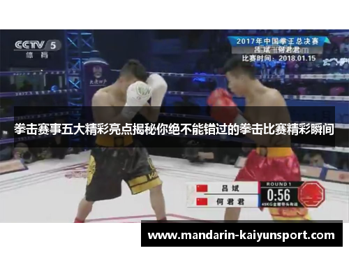 拳击赛事五大精彩亮点揭秘你绝不能错过的拳击比赛精彩瞬间